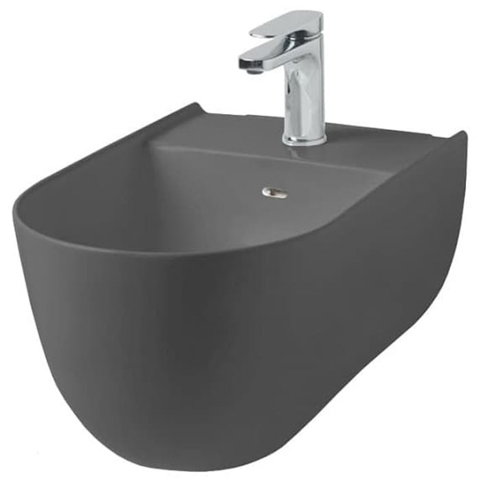 Artceram THE ONE Биде подвесное 52х35см, с креплениями, с 1 отв под смеситель. цвет: grigio oliva