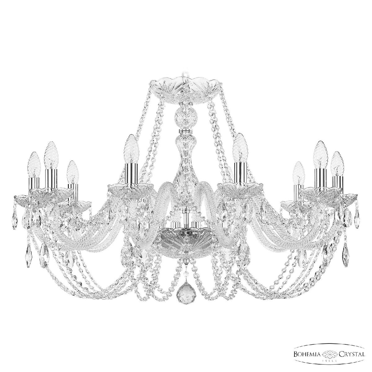 Подвесная люстра Bohemia Ivele Crystal 101/10/300 Ni