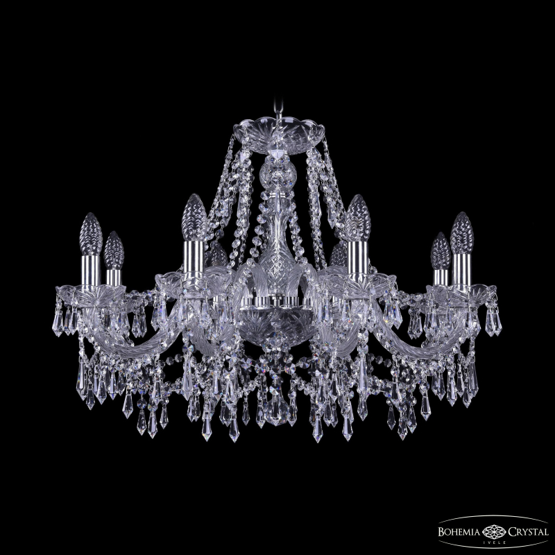 Подвесная люстра Bohemia Ivele Crystal 1403/8/240 Ni