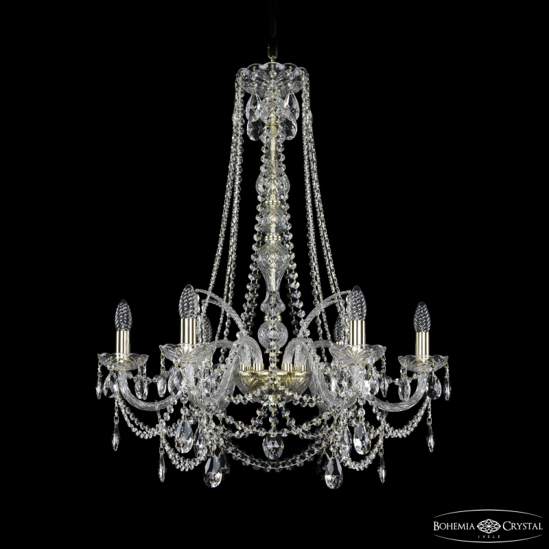 Подвесная люстра Bohemia Ivele Crystal 1411/6/240/h-83 G
