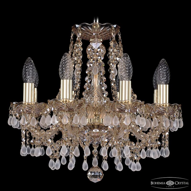 Подвесная люстра Bohemia Ivele Crystal 1410/8/141 G V0300 M721