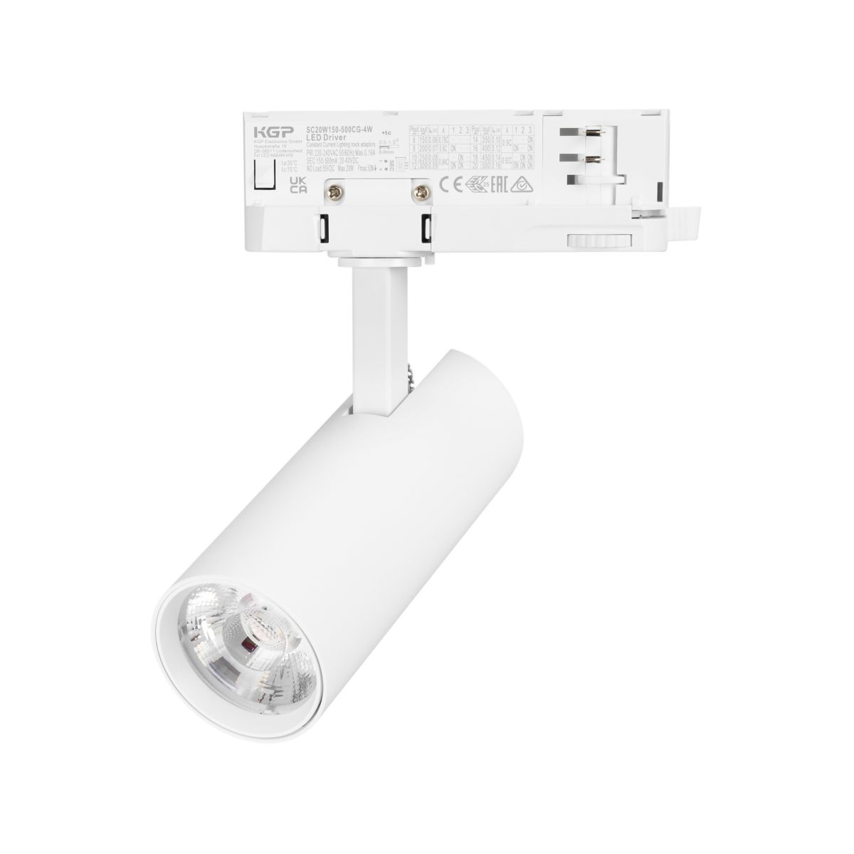 Трековый трехфазный светильник Arlight LGD-GERA-TRUECOLOR-4TR-R55-10W Day4000 CRI98 (Белый, 55 deg, 230V) (IP20 Металл) 059879