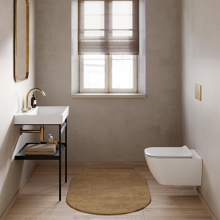 Catalano Elice Унитаз подвесной 54x36, безободковый, смыв Tornado, покрытие Cataglaze+, цвет: белый глянцевый