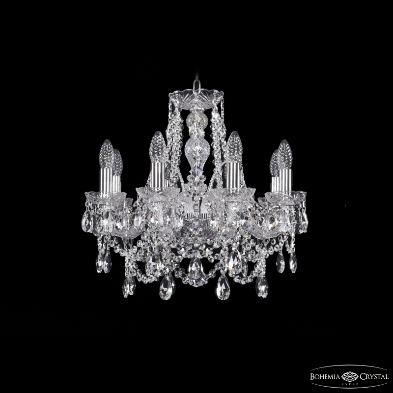 Подвесная люстра Bohemia Ivele Crystal 1411/8/160 Ni