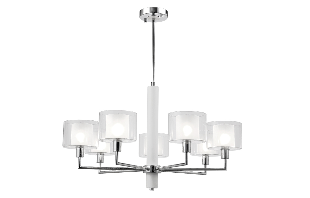 Люстра на штанге Crystal Lux MAESTRO SP-PL7 CHROME