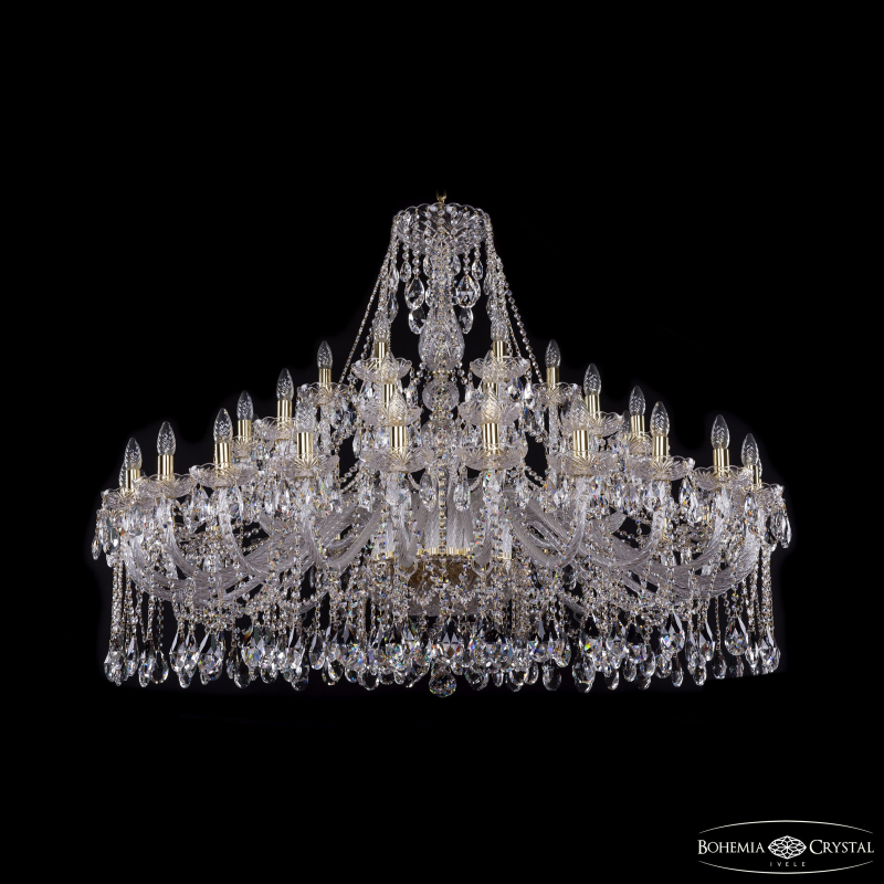 Подвесная люстра Bohemia Ivele Crystal 1413/24+12+6/530 G