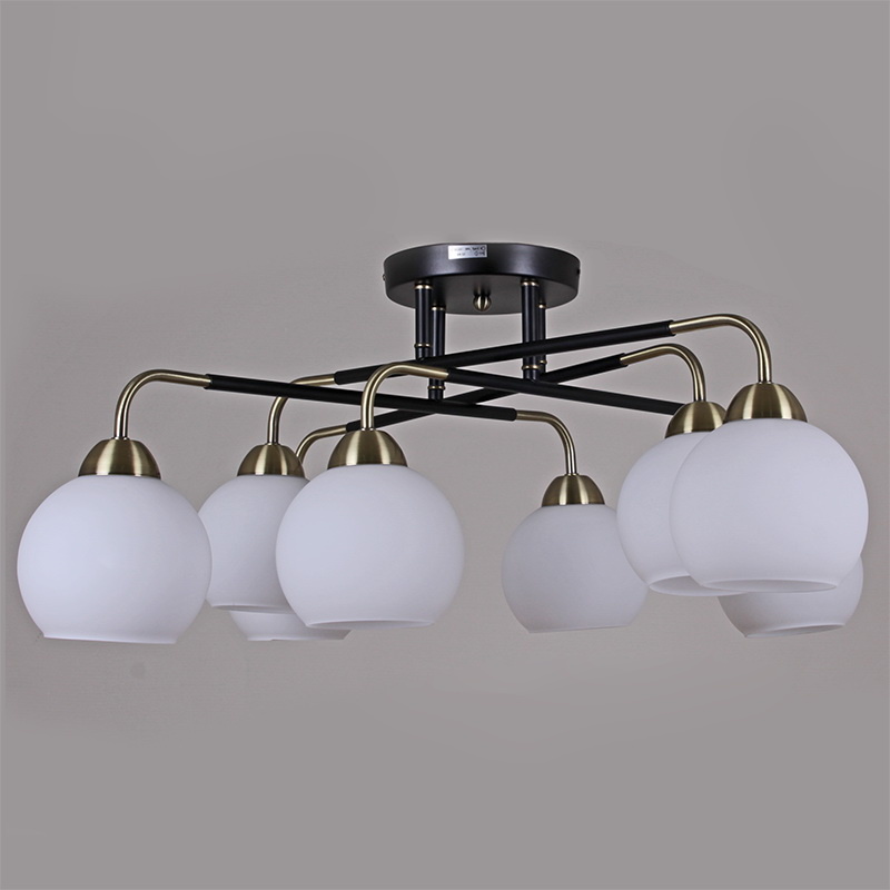 Люстра на штанге Illumico IL0252-8CSQ-79 BK AB