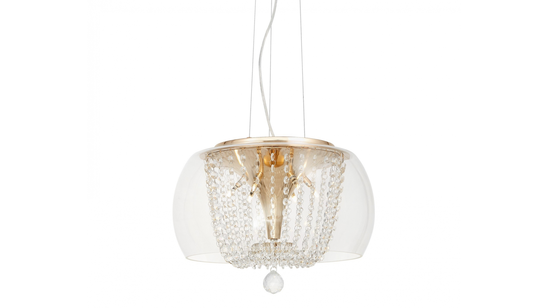 Подвесная люстра Lumina Deco Disposa LDP 7018-400 PR+F.GD