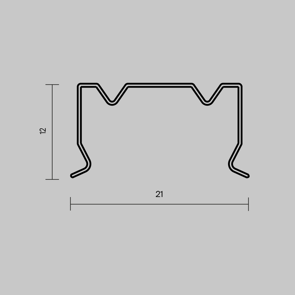 Комплект креплений для профиля 2020 4шт Maytoni Led Strip ALM-2020B-MT 642078