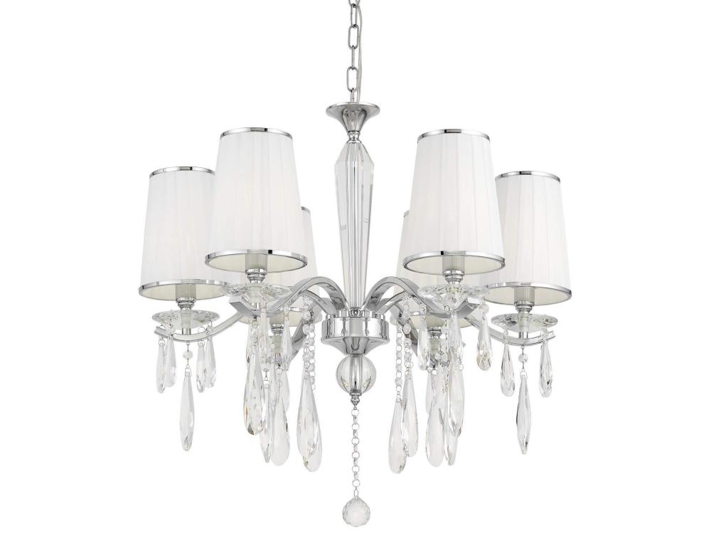 Подвесная люстра Lumina Deco Alessia LDP 1726-6 CHR