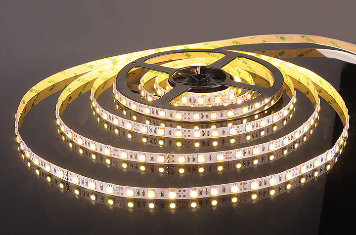 Светодиодная лента Elektrostandard 12V 14,4W 60Led 5050 IP20 теплый белый, 5м 4690389040184