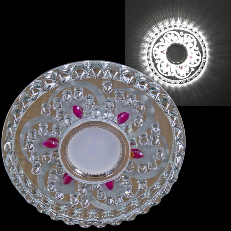 Встраиваемый светильник Reluce 62097-9.0-001PL MR16+LED5W CL+PP