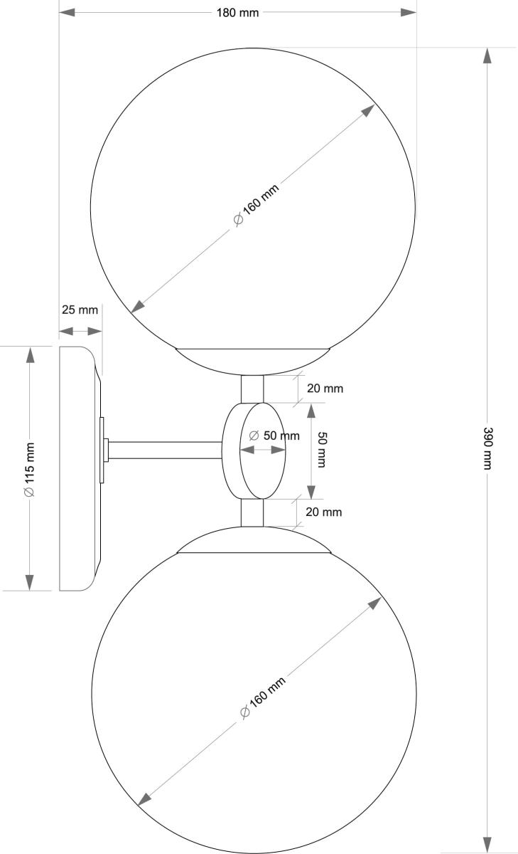 Бра Kutek Dimaro DIM-K-2(P)