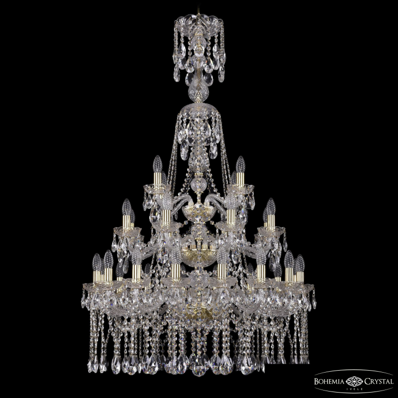 Подвесная люстра Bohemia Ivele Crystal 1413/16+8+4/300/XL-134/3d G