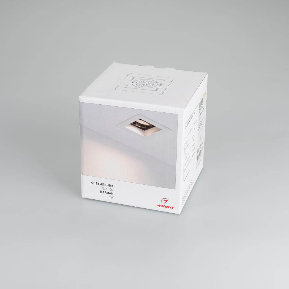 Встраиваемый светильник Arlight CL-KARDAN-S102x102-9W Warm 024137