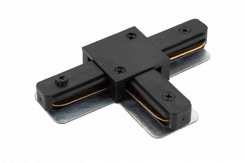 Коннектор T-образный Denkirs DK Track Black TR1103-BK