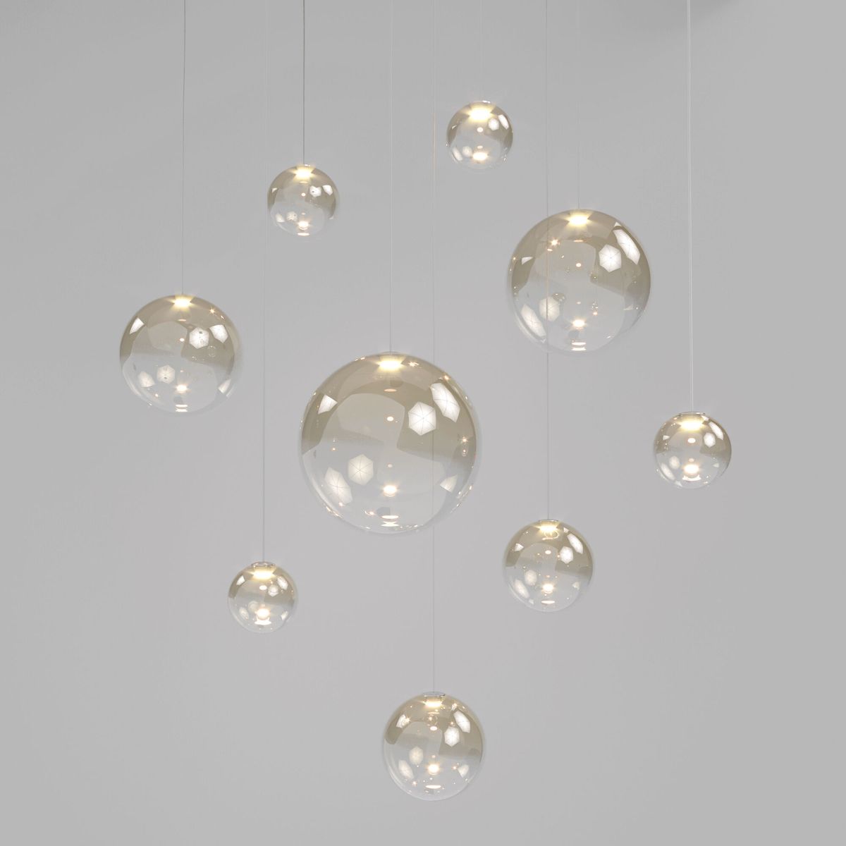 Подвесной светильник Eurosvet Wonder 50231/1 LED янтарный a058634
