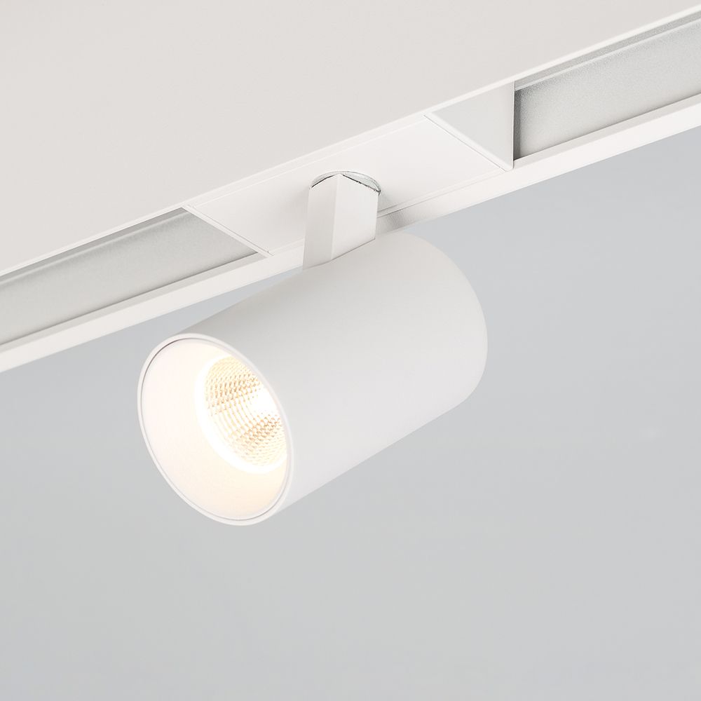 Трековый магнитный светильник Arlight MAG-SPOT-45-R85-12W Day4000 (WH, 36 deg, 24V, DALI) 046590