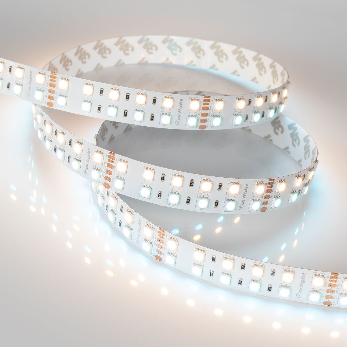 Светодиодная лента Arlight RT-B144-19mm 24V RGBW-Warm (32 W/m, IP20, 5m) 012327(3)