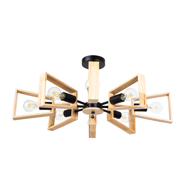 Люстра на штанге Arte Lamp Brussels A8030PL-8BK