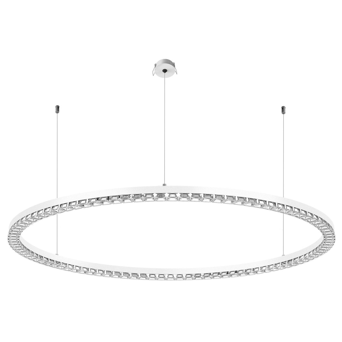 Подвесная люстра Arlight SP-DIAMOND-R1250-80W Warm3000 (WH, 45 deg, 230V, TRIAC) 055264