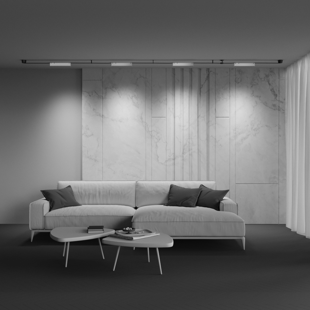 Трековый светильник Maytoni Points TR128B-12W3K-M-W