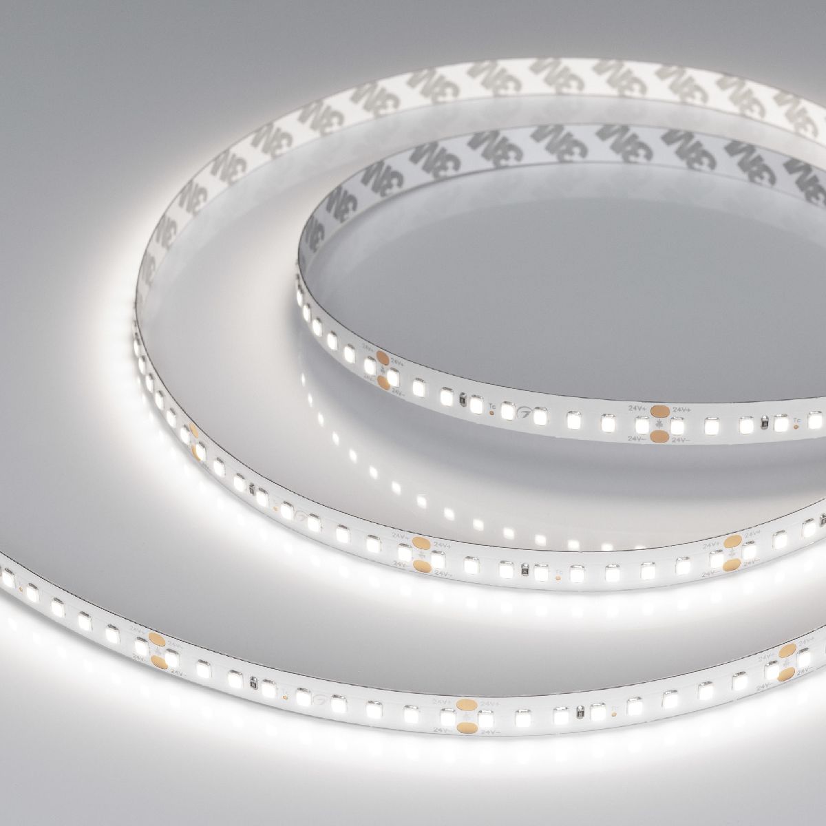 Светодиодная лента Arlight RT-A144-10mm 24V White6000 7.7 W/m, IP20, 2835, 5m 038783