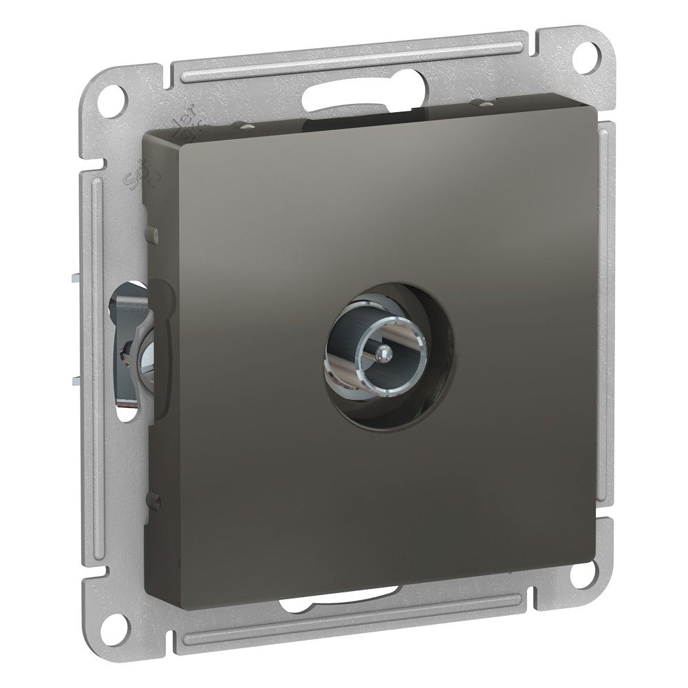 Розетка TV оконечная 1DB Systeme Electric AtlasDesign Сталь ATN000991