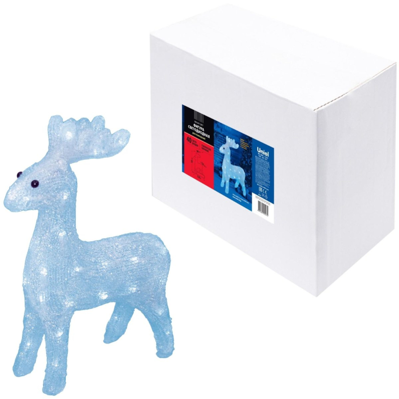 Фигура олень Uniel ULD-M3739-040/STA WHITE IP20 DEER 07953