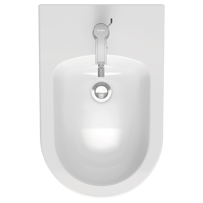 Duravit Me by Starck Биде подвесное 57х37см., с 1 отв. под смеситель, с креплением, цвет: белый