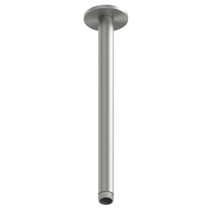 QuadroDesign Кронштейн для верхнего душа 30см., потолочный, цвет: Brushed Stainless Steel