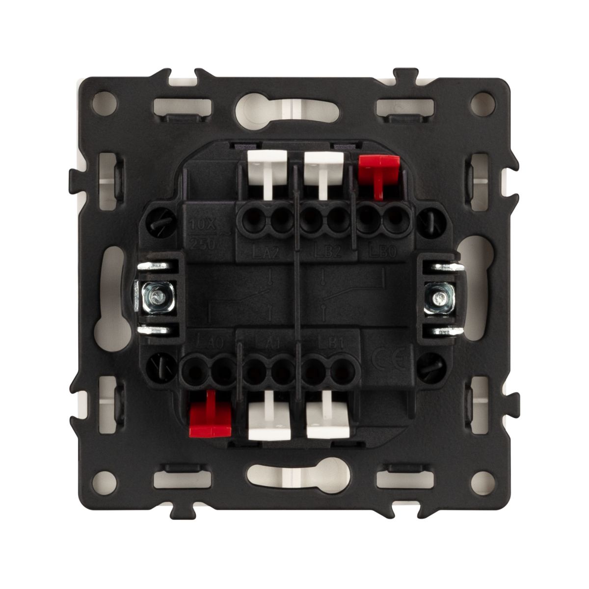 Выключатель проходной 2 кл софт-тач белый кварц Arlight SWT-MKP2-SFPL-WH (250V, 10A) 054242(1)