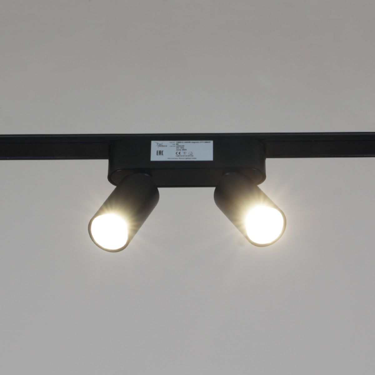 Трековый магнитный светильник (CCT+SMART) Reluce 13005-9.3-002UR magnetic LED2x5W BK CCT+SMART