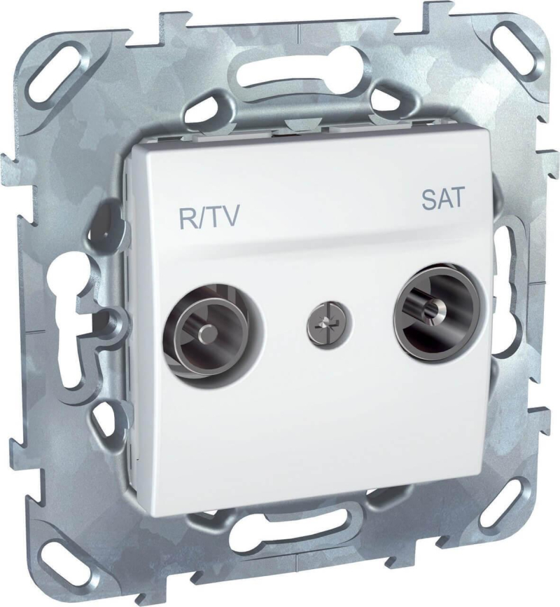 Розетка R-TV/SAT оконечная Schneider Electric Unica MGU5.455.18ZD