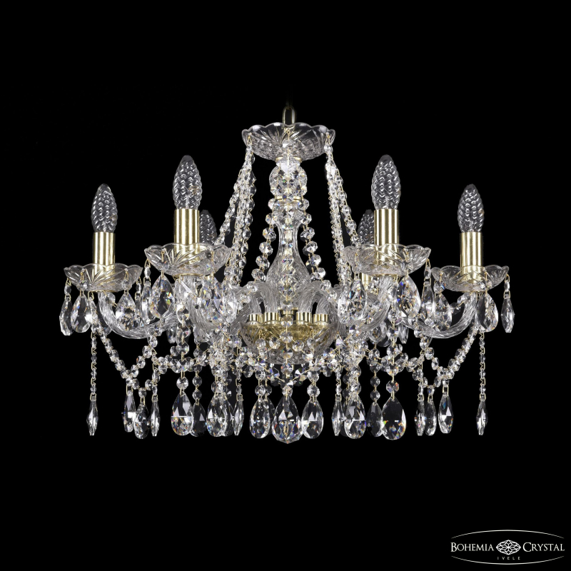 Подвесная люстра Bohemia Ivele Crystal 1413/6/200 G