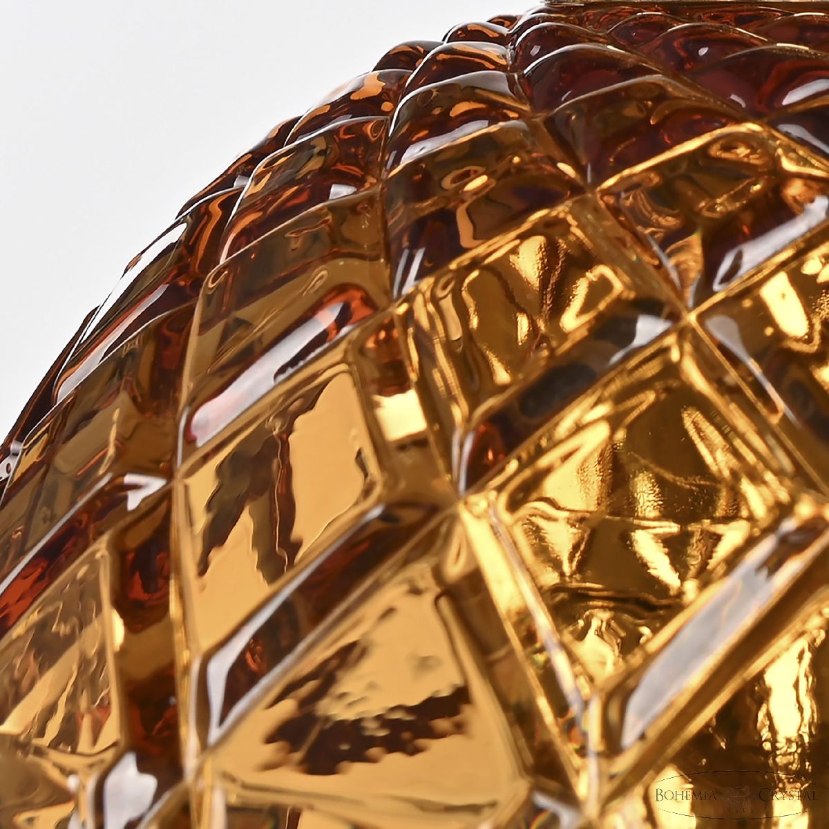 Подвесной светильник Bohemia Ivele Crystal 5680/18 G Amber/M-1F
