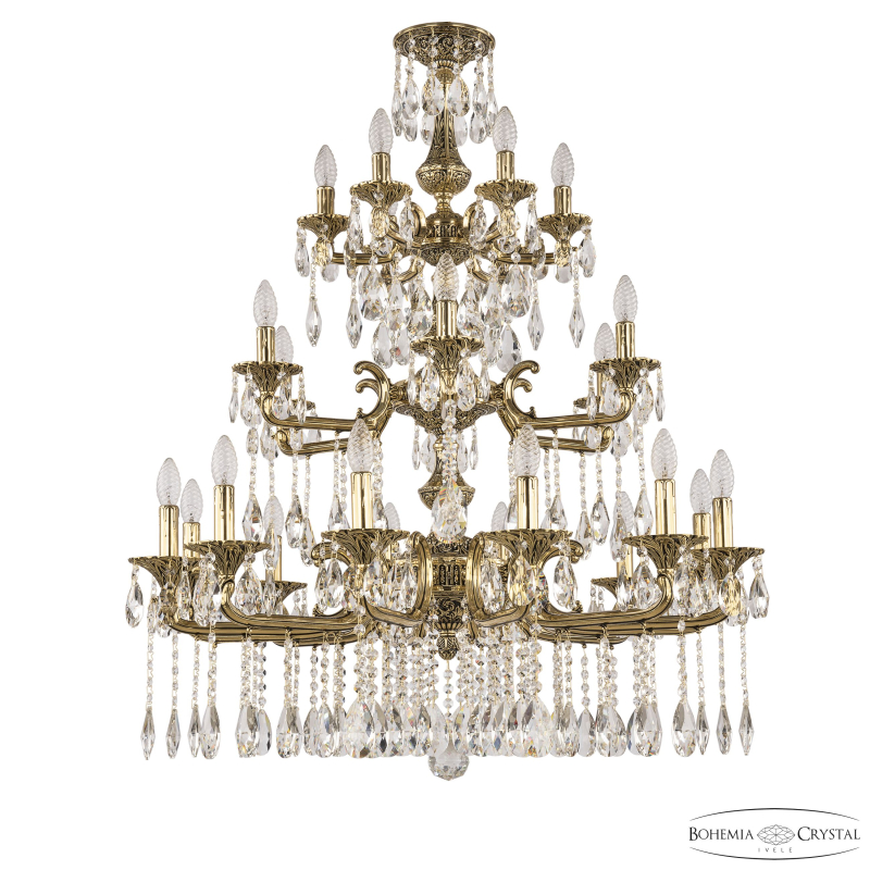Подвесная люстра Bohemia Ivele Crystal Verona 72115/12+6+6/300/3D A GB
