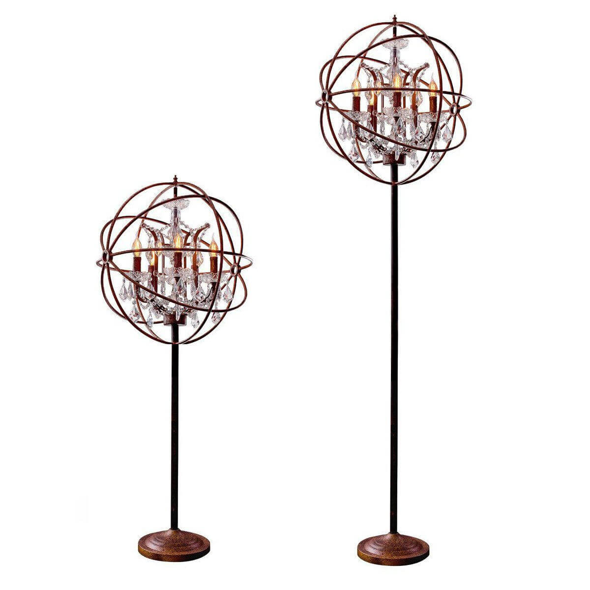 Торшер LOFT IT Foucaults orb crystal Loft1897FT