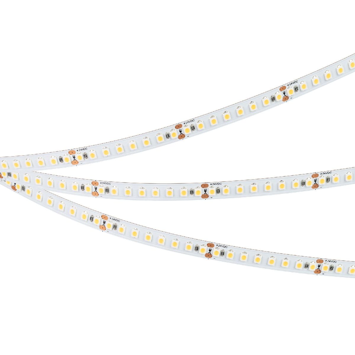 Светодиодная лента Arlight UL-A176-8mm 24V Warm2400 (15 W/m, IP20, 5m) 052598