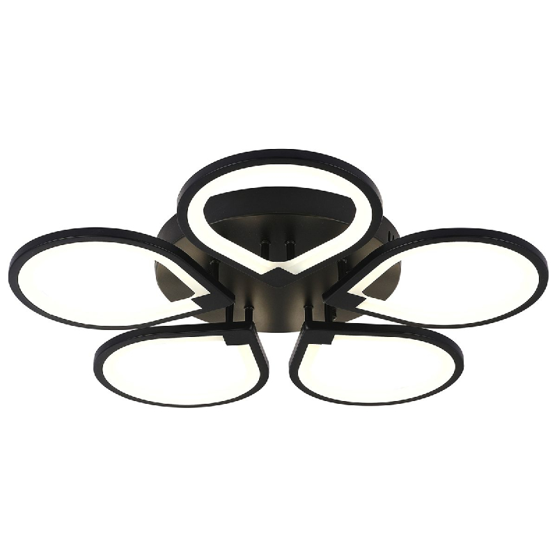 Потолочная светодиодная люстра Natali Kovaltseva Singl INNOVATION STYLE 83042 BLACK
