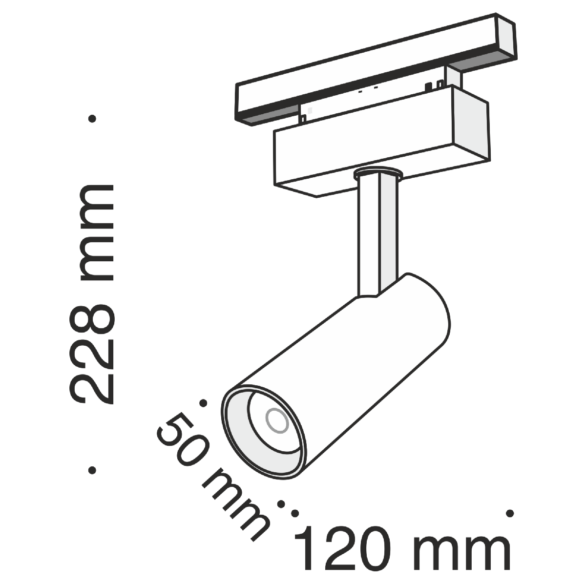 Трековый светильник Maytoni Track lamps TR019-2-10W4K-B