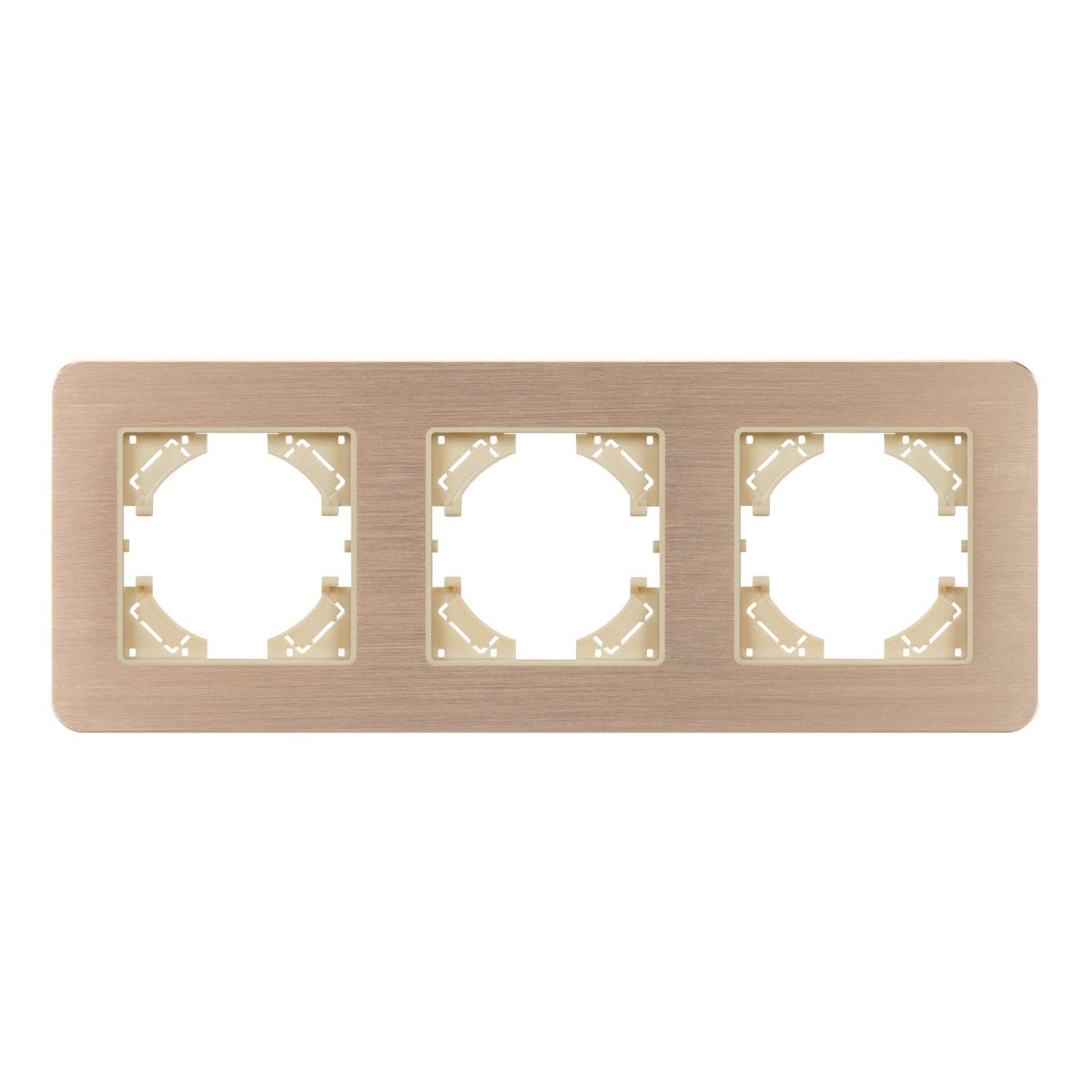 Рамка на 3 поста алюминиевая Arlight FRM-AKIRY-AL-3-GD 049730