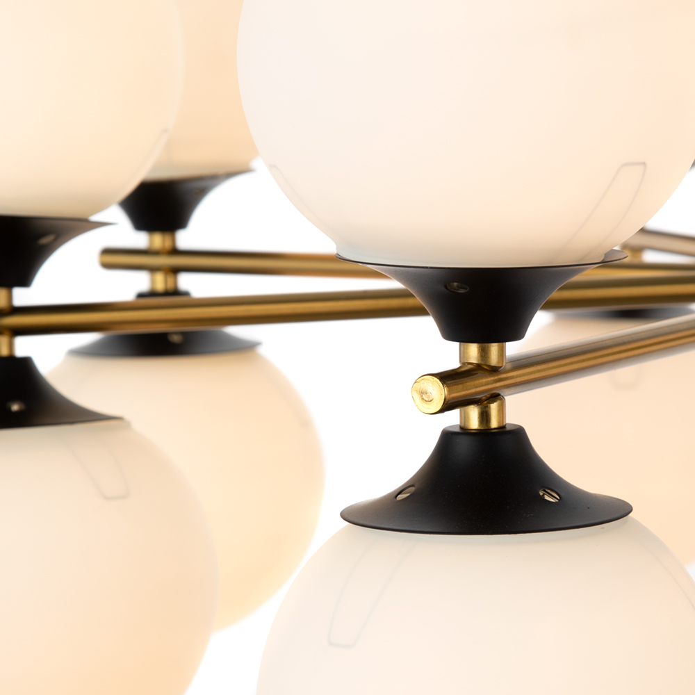 Люстра на штанге Arte Lamp Mimosa A3649PL-16PB