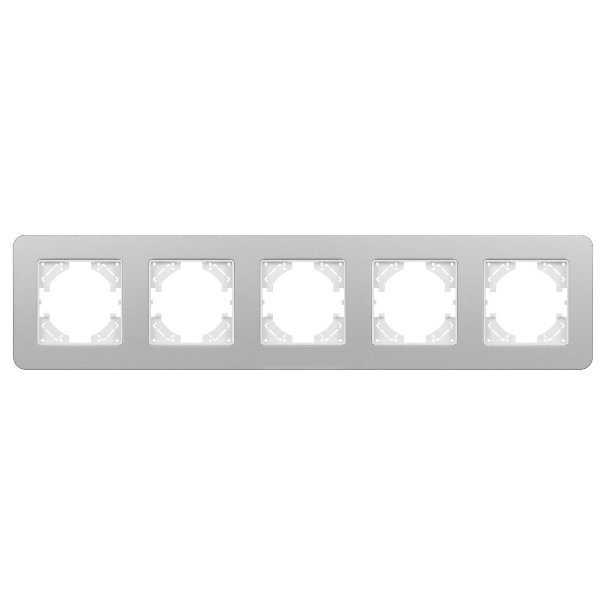 Рамка на 5 постов алюминиевая Arlight FRM-AKIRY-SFAL-5-SR 049746