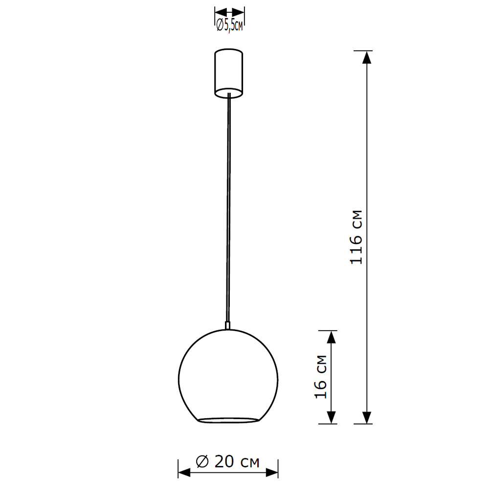 Подвесной светильник LightHall Aura 20 LH032008