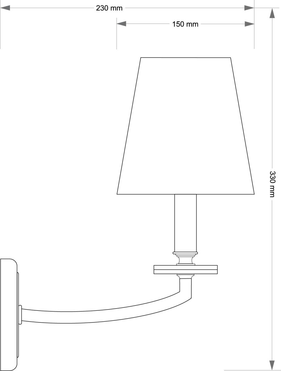 Бра Kutek Rossano ROS-K-1(P/A)