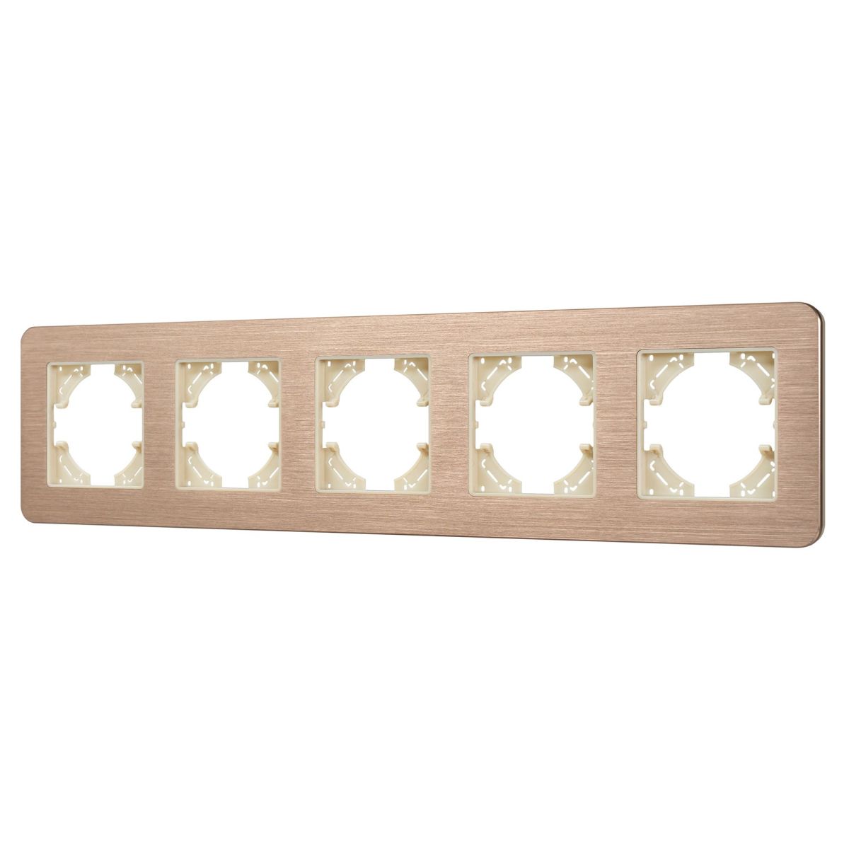 Рамка на 5 постов алюминиевая Arlight FRM-AKIRY-AL-5-GD 049736