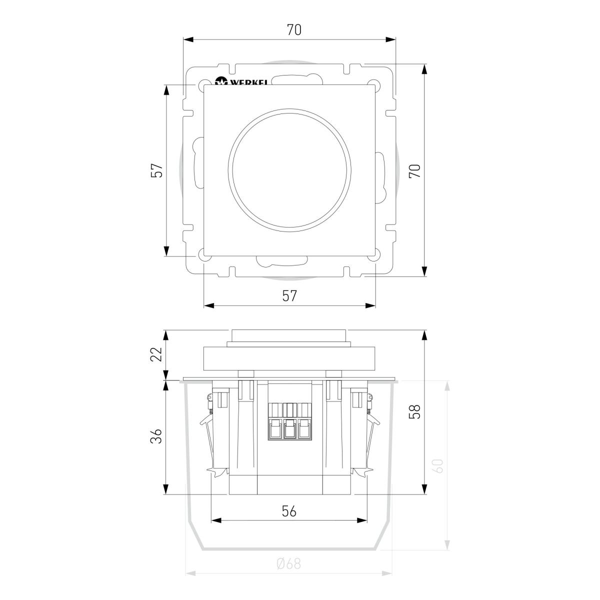 Диммер Werkel 4690389197192 W1142041 a064015