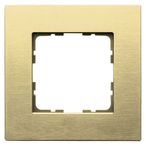 Рамка Jasmart G-Metal шампань 1-постовая G1001AG