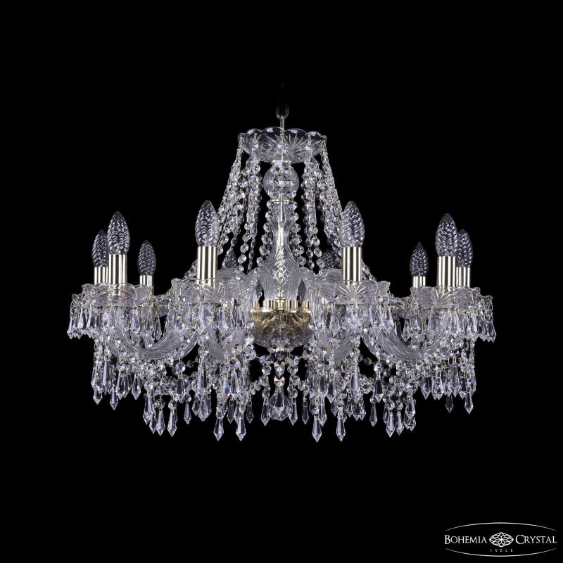 Подвесная люстра Bohemia Ivele Crystal 1403/10/240 G